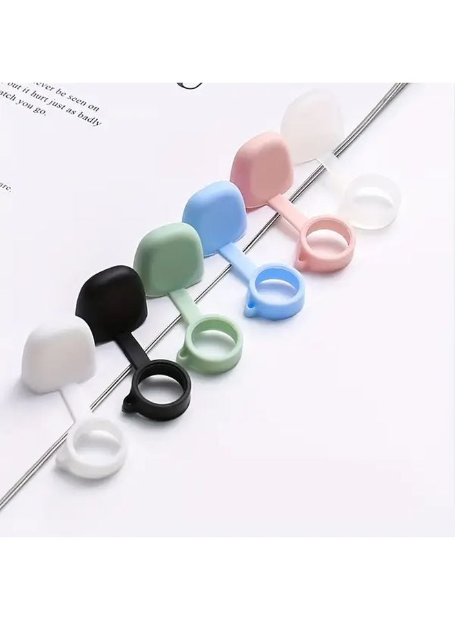 3pcs Blue Pink Green Silicone Vape Dust Caps Fit 1 3cm 0 50in Vape Pens Easy Clean - Image 2
